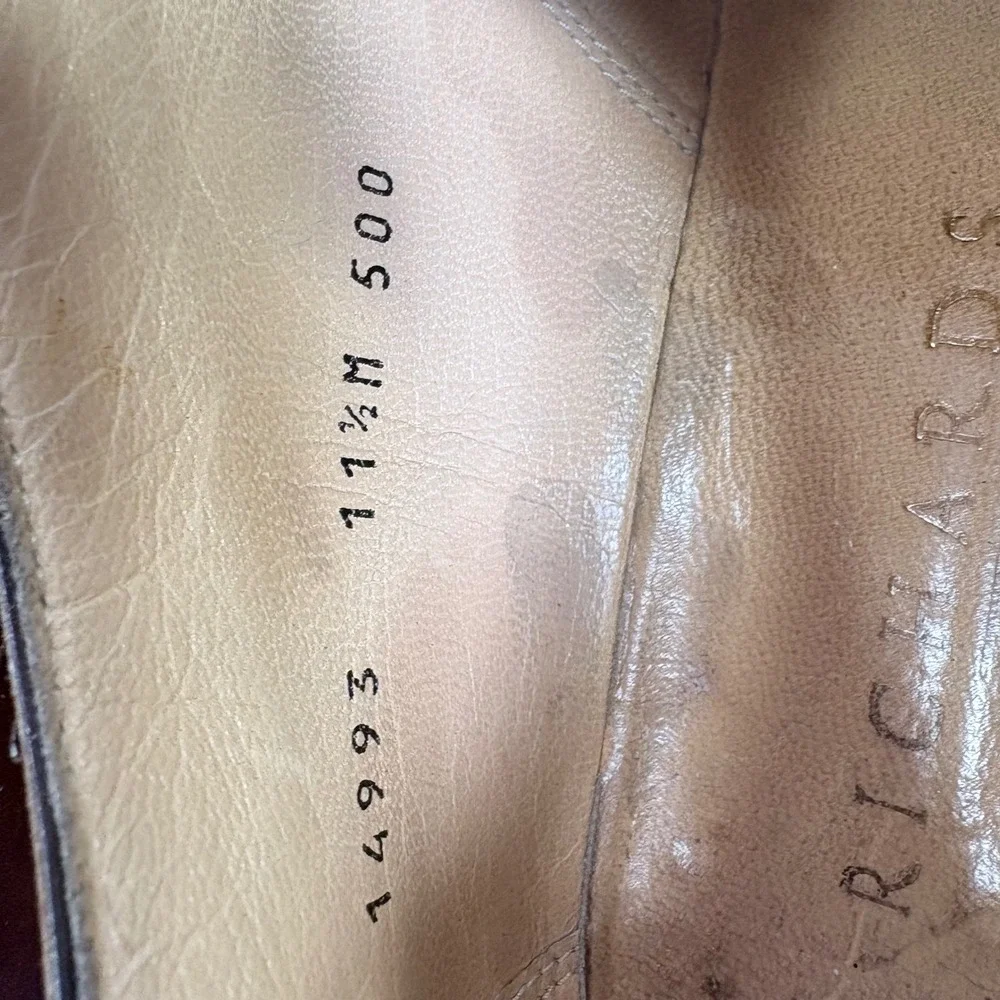 Gravati for Richards Greenwich Oxford Brown‎ Leather Dress Shoes Men 11.5 M